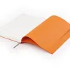 Leinen Notizbuch A4 blanko Orange - 4