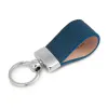 Leder Schlüsselanhänger Rochenoptik Blau - 4