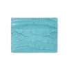 card holder, slim, 4 cc, alligator leather