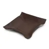Taschenleerer quadratisch, Leder Hirsch, 15x15 cm, Mocca - 3