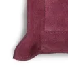 Taschenleerer rechteckig, Leder Suede, 21x15 cm, Bordeaux - 4
