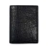 Leder Brieftasche Schwarz 8 Karten