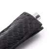 Pen Case for 1 Pen, python leather, black - 2