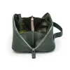 Leder Kosmetiktasche Adri in Loden - 3