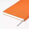 Notizbuch Leinen A5, liniert, Orange - 4