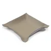 Leder Taschenleerer Boar Quadratisch Taupe - 3
