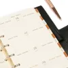 Leder Terminplaner Pocket Schwarz - 4