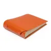 Fotoalbum mit 30 Blatt, Leder, 20,5x15,0 cm, Orange - 4