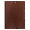 LEGENDÄR Dokumentenmappe HYDE A4 Leder braun - 5