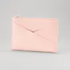 Leder Pouch Wallaby Puderrosa
