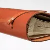 Fotoalbum mit 30 Blatt, Leder, 23,0x30,0 cm, Orange - 4