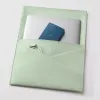 Leder Laptoptasche Mint - 4