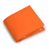 Portemonnaie mit Münzfach Adri, Leder, Orange - 3