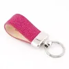 Schlüsselanhänger, Rochenleder, Pink - 2