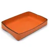 Ablagekasten A4 Stitch, Leder, Orange - 4