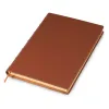 Gästebuch mit Goldschnitt, 144 Blatt, Leder, A4, Brandy - 5