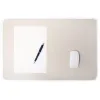 Schreibtischunterlage, Leder, 61,0x39,0 cm, Hellgrau - 2
