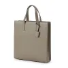 Leder Business Shopper Taupe