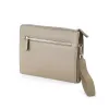 Pouch mit Zip Adri, Leder, Taupe - 2