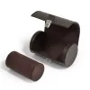 Uhrenrolle für 2 Uhren, Leder Quattro, Dunkelbraun - 3