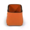 Quadratischer Stiftebecher Stitch, Leder, Orange - 2