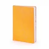 Notizbuch A5, Leder Cracked Orange, blanko