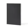 Leder Notizbuch A4 Schwarz blanko