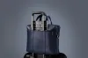 Leder Laptoptasche - Midnight Blue - 4