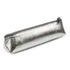 Leder Federmappe Silber - 4