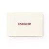 Grußkarte "Endlich!"