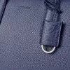 Leather Business Tote Bag – Navy Blue - 4
