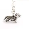 Schlüsselkette Dackel, 925 Sterlingsilber - 2