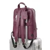 Rucksack Adri, Leder, Aubergine - 5