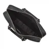 Schmale Leder Aktentasche Adri Schwarz - 3