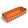 Stiftablage Stitch, Schmal, Leder, Orange - 3