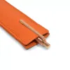 Stifteetui für 1 Schreibgerät Adri, Leder, Orange - 2