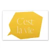 Grußkarte C'est la vie Klappkarte