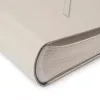 Fotoalbum mit Band, 50 Blatt,  Leder, 33,0x33,0 cm, Cream - 3