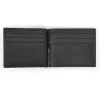 Kartenetui mit Geldklammer Adri, 6 cc, Leder, Schwarz - 3