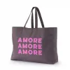Shopper Canvas Amore Granit
