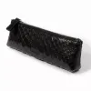 Pencil Case, python leather, black - 3