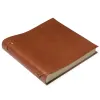 Fotoalbum mit 50 Blatt, Leder, 35,0x35,0 cm, Tan - 3