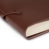 Sketchbook Quadernone, leather, large, dark brown - 5