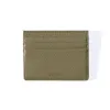 Card Wallet, 6 cc, Koll. 1977, leather, flat, olive green - 3