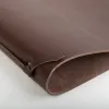 Leder Ringbuch A4 4 Ringe Dunkelbraun - 2