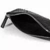 Pencil Case, python leather, black - 5
