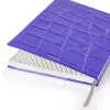 Leder Notizbuch A4 Violet blanko - 2
