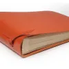Leder Fotoalbum 30 Blatt Orange - 2