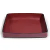 Desk Organiser Tray Stitch, A4, leather, burgundy - 3