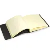 Fotoalbum mit 50 Blatt, Leder, 35,0x35,0 cm, Schwarz - 3